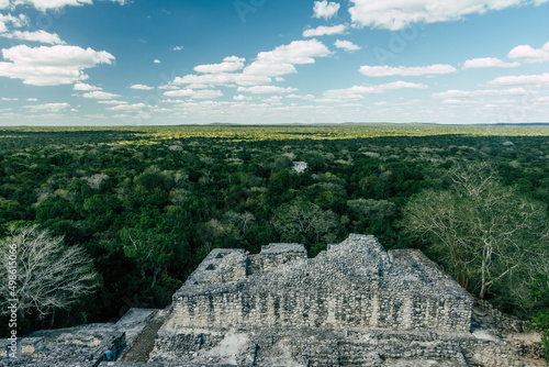 Imágenes de la zona arqueológica de Calakmul, en el estado de Campeche (México)