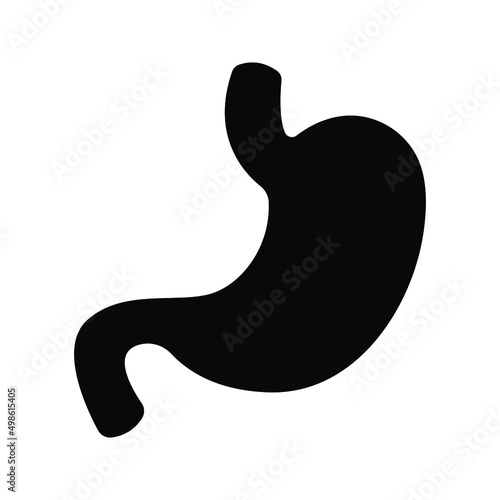 Stomach icon. medic sign. vector illustration