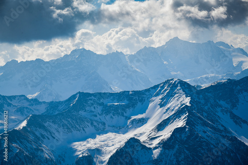 Val di Sole Pejo 3000, Pejo Fonti ski resort, Stelvio National Park, Trentino, Alps Italy. © FashionStock