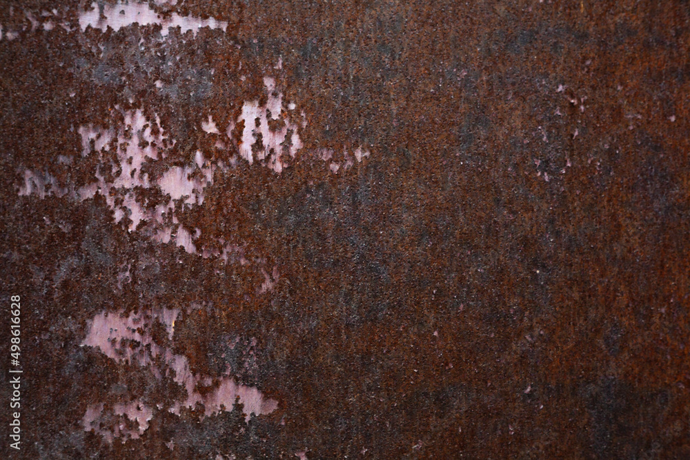 rusty metal texture shot closeup