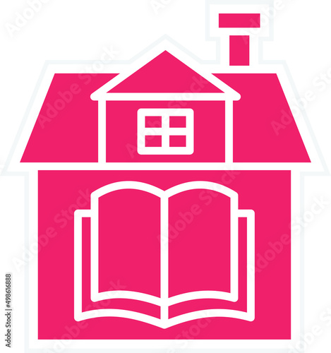 Vector Design Homeschooling Icon Style