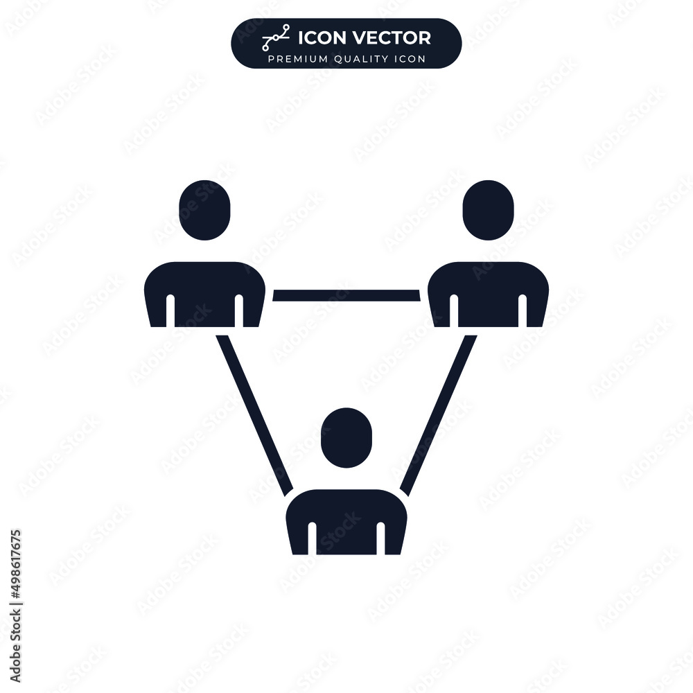 organization icon symbol template for graphic and web design collection logo vector illustration