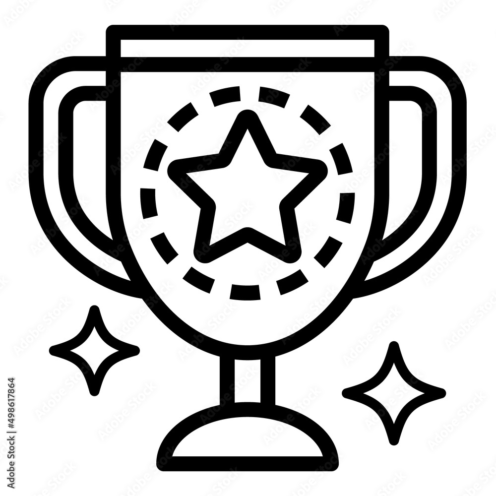 Trophy Award Flat Icon Isolated On White Background Trophy Award Flat Icon Isolated On White Background