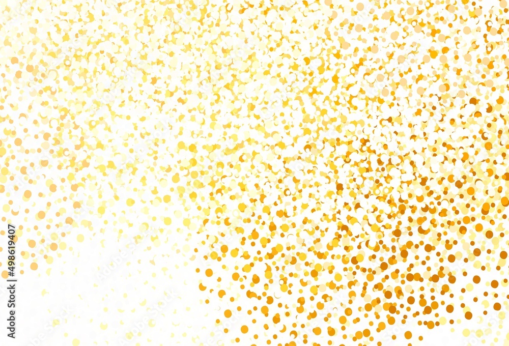 Light Orange vector template with circles. Light Orange vector template with circles.