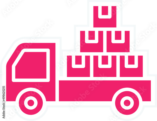 Vector Design Freight Icon Style