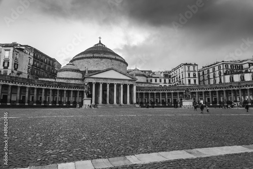 Piazza del Plabiscito, Naples, Italy