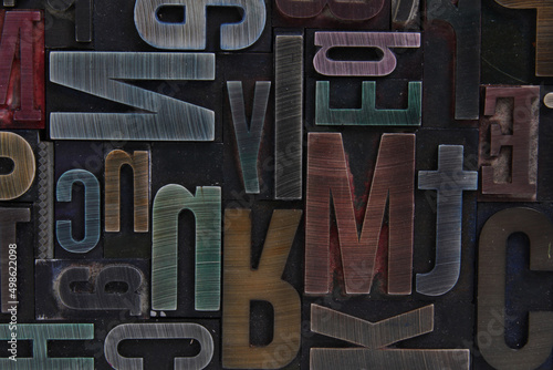 Metal letterpress