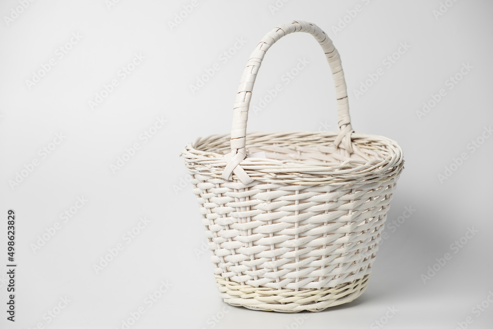 Basket isolated on white background