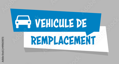Logo véhicule de remplacement.