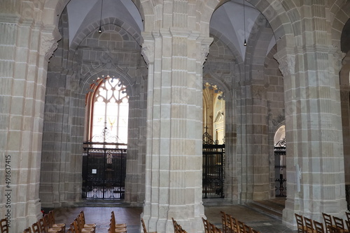 La cathédrale Saint Lazare, intérieur de la cathédrale, ville de Autun, département de la Saone et Loire, France