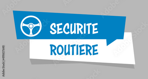Logo sécurité routière.