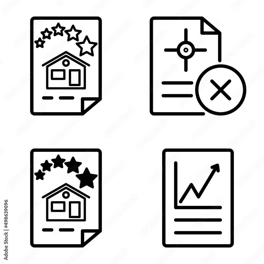 Docs1-2 Flat Icon Set Isolated On White Background Docs1-2 Flat Icon Set Isolated On White Background