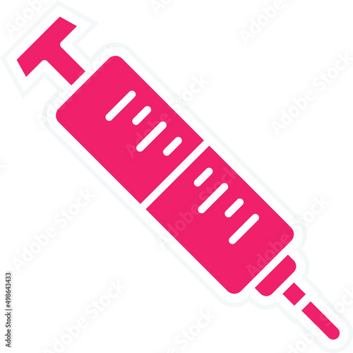 Vector Design Syringe Icon Style