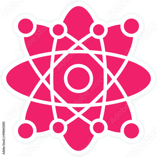 Vector Design Atom Icon Style