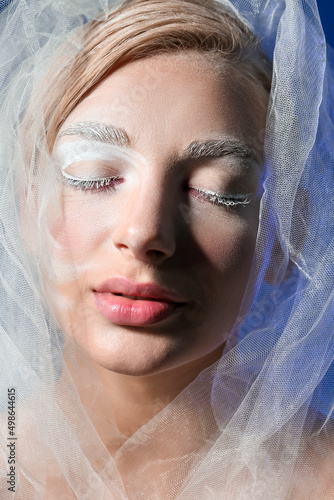 Beautiful young woman with ...