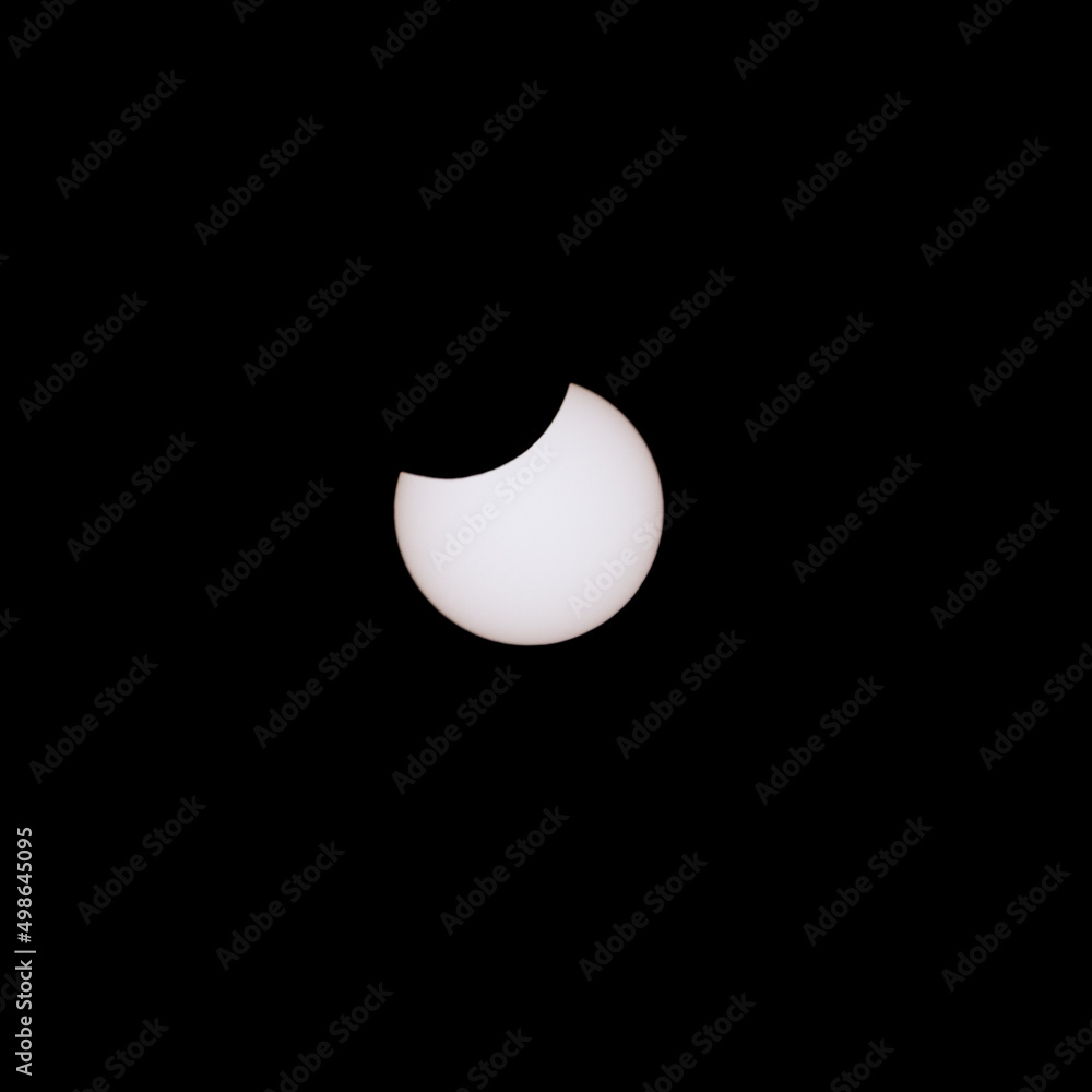 Partial Eclipse of the Sun - UK - 10 June 2021