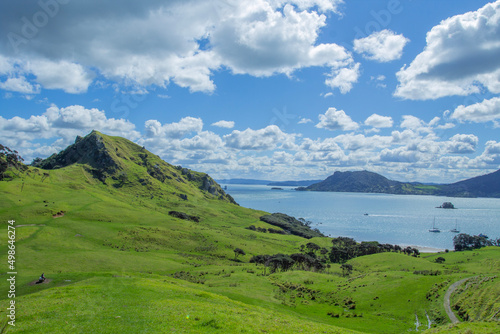 ocean and mountains