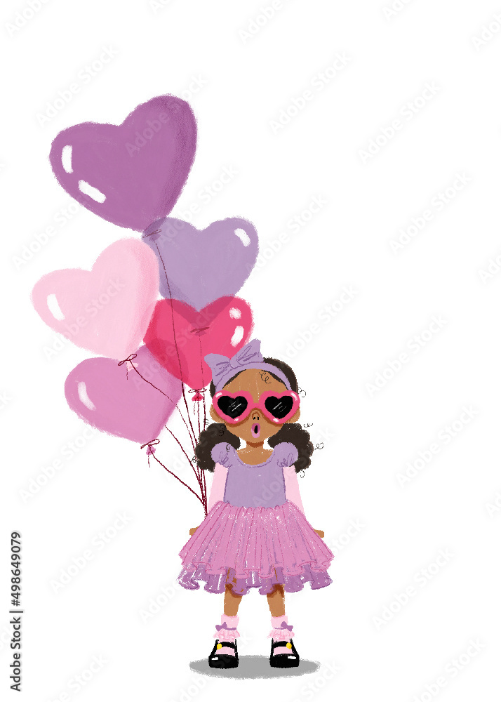 Girl with Balloons Girl with Balloons