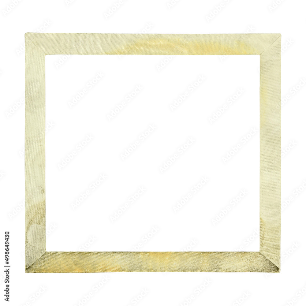 Wooden frame for paintings. Isolated on white Wooden frame for paintings. Isolated on white
