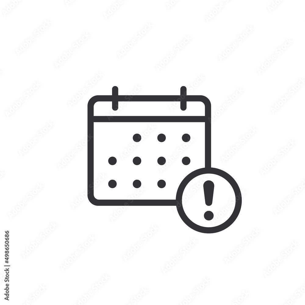 Calendar vector icon. Calendar symbol. Tear-off calendar. Time management. Holidays icon. Deadline icon. Tear-off calendar. Schedule. Vacation sign. Task Manager. Solemn date. Ui elements. Planning.