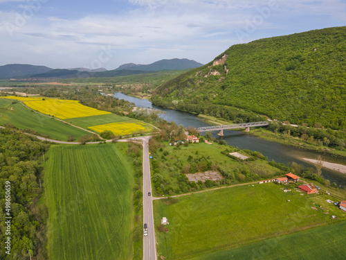 Arda River, passing through the Eastern Rhodopes, Bulgaria photo