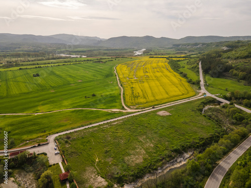 Arda River, passing through the Eastern Rhodopes, Bulgaria photo