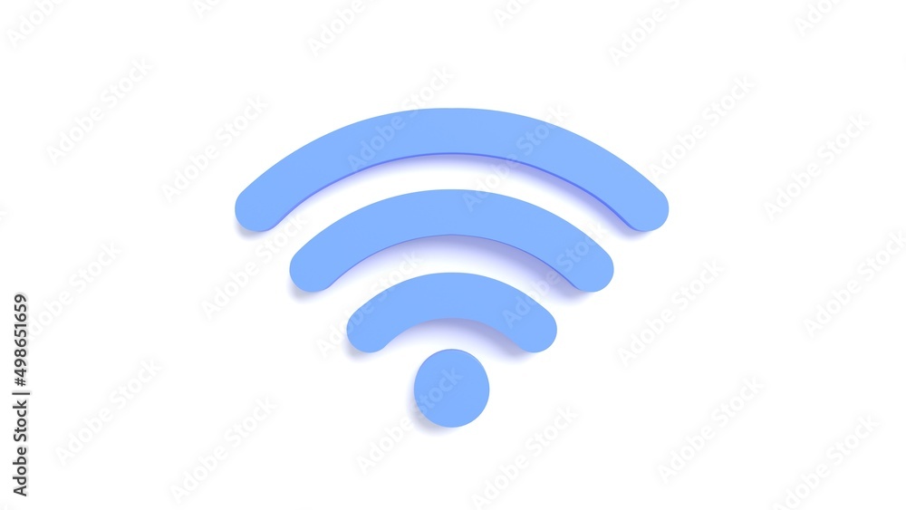 wifi icon 3d representation, can be used to represent 4g, network and internet wifi icon 3d representation, can be used to represent 4g, network and internet