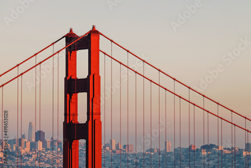 Golden Gate bridge, San Francisco, California.