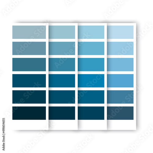 Vintage blue palette, great design for any purposes. Pastel color sky. Vector illustration. stock image.