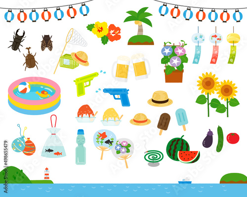 夏のイラスト素材