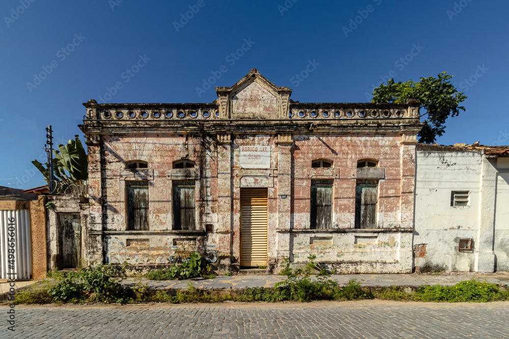 historic building in the city of Januária, State of Minas Gerais, Brazil