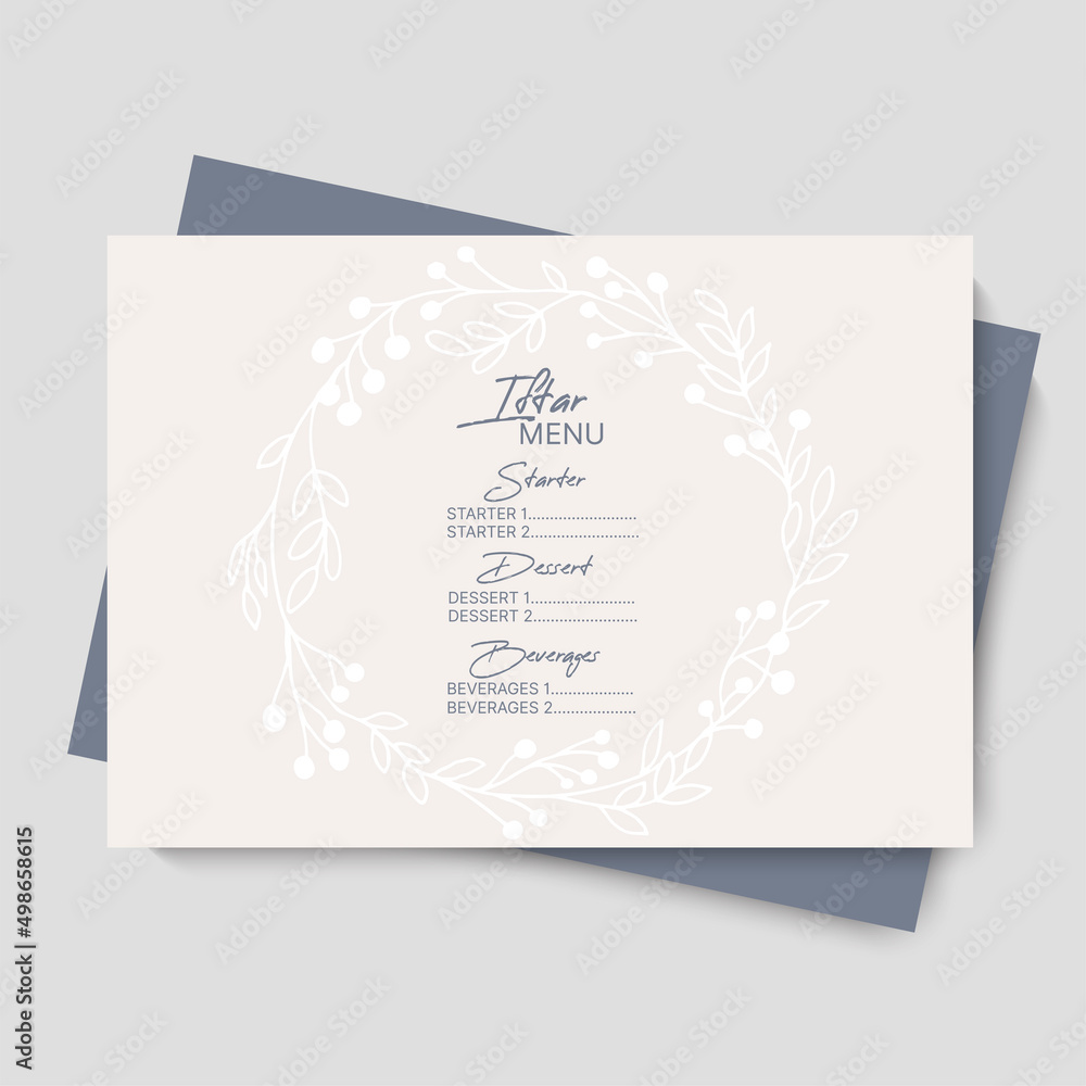 Arabic restaurant menu. Ramadan greeting card. Iftar Party Vector Arabic restaurant menu. Ramadan greeting card. Iftar Party Vector