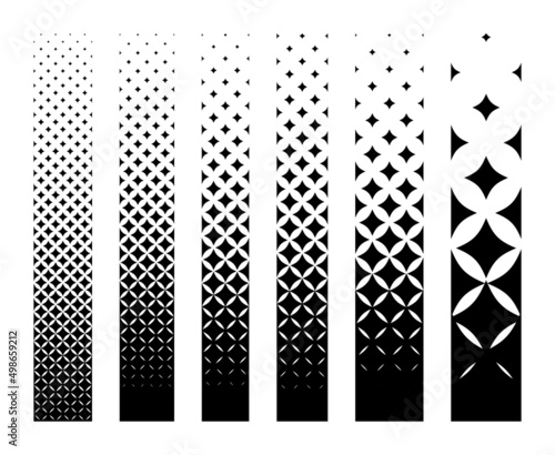 キラキラクロスのドットグラデーション素材【シームレス】