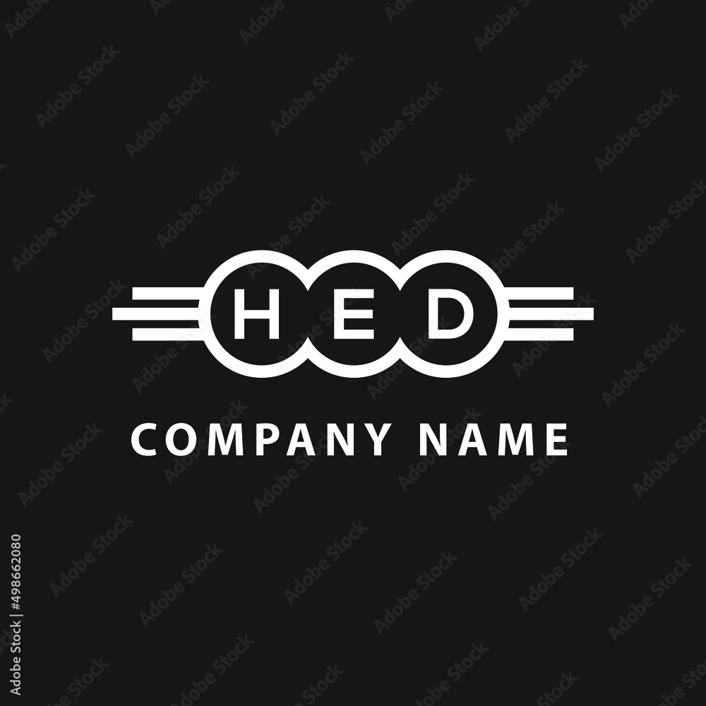 HED letter logo design on black background. HED creative initials letter logo concept. HED letter design. HED letter logo design on black background. HED creative initials letter logo concept. HED letter design.