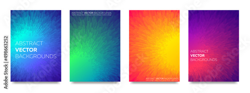 Set of colorful universal backgrounds.