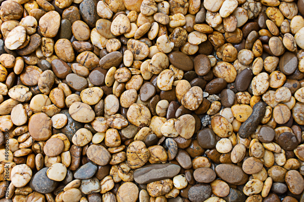 Stone background wallpaper. Wet stone. Stone texture. small stone background Stone background wallpaper. Wet stone. Stone texture. small stone background