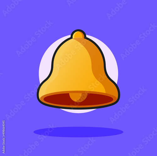Campana de notificaciones  ilustración vectorial