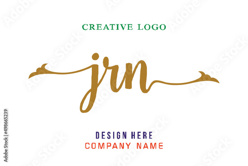 JRN  lettering logo is simple, easy to understand and authoritative