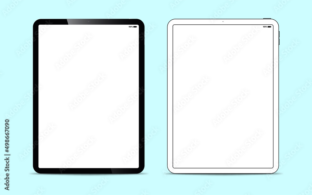 New version of premium tablet design for mockups New version of premium tablet design for mockups