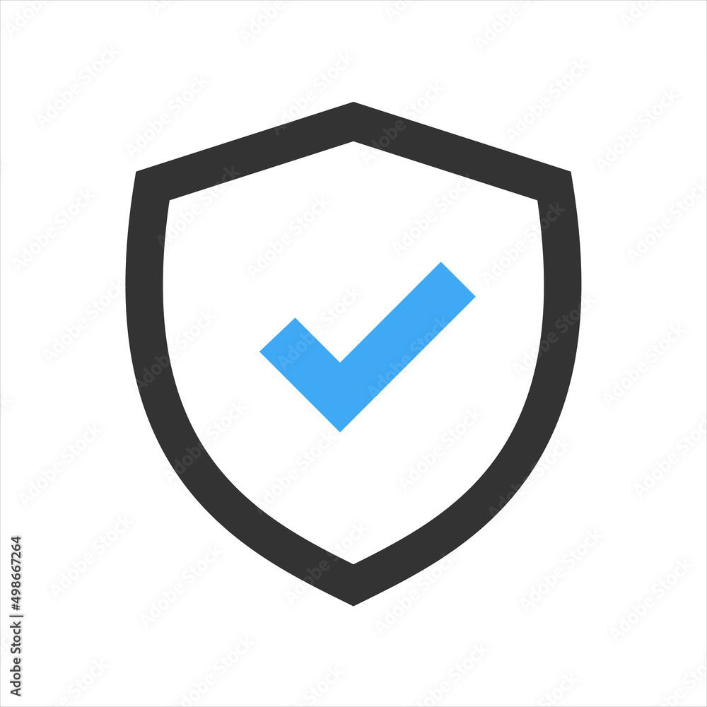 Green shields with checkmark isolated. Security or safe sign. Internet defence symbol. Web technology secure icon Green shields with checkmark isolated. Security or safe sign. Internet defence symbol. Web technology secure icon