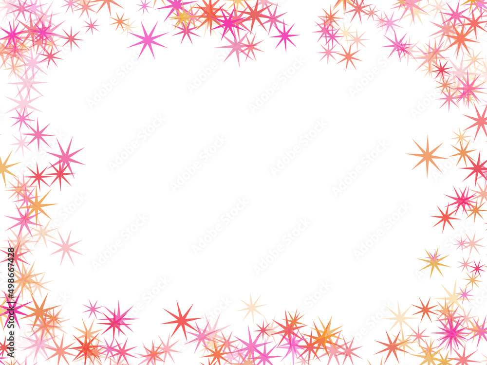 Star Frame Background Illustration