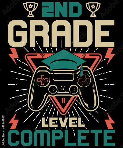2nd Grade level complete Graduation Tee