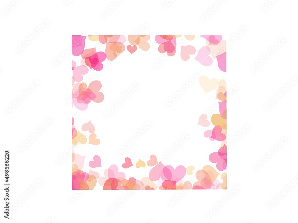 Heart Frame Background Illustration Heart Frame Background Illustration