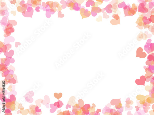 Heart Frame Background Illustration
