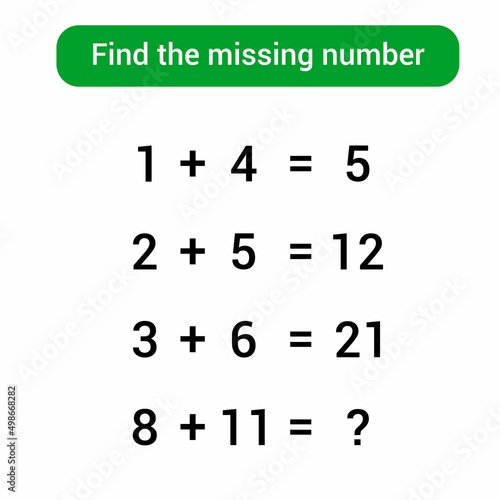 find the missing number in the square