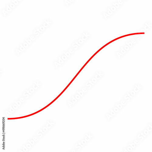 sigmoid function graph in mathematic photo