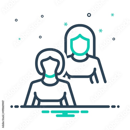Mix icon for females
