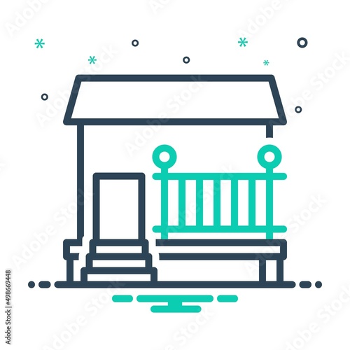 Mix icon for deck house 