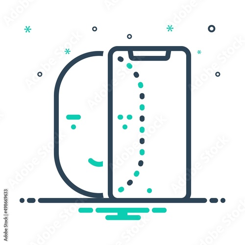 Mix icon for recognize
