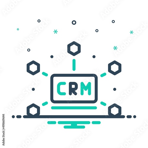 Mix icon for crm cycle